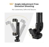  K&F CONCEPT KF31.084 | Kẹp điện thoại gắn lên tripod, thanh trượt quay video cho máy ảnh 