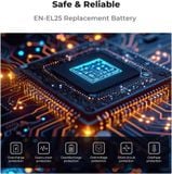  Bộ 2 pin 1 sạc K&F concept for Nikon EN EL25 1600mah 