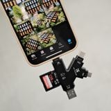  Đầu Đọc Thẻ Nhớ SD/MicroSD K&F Concept 4 in 1 KF42.0006 