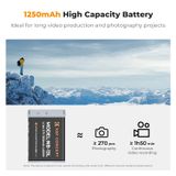  Bộ 2 Pin 1 Sạc K&F CONCEPT NB 13L 