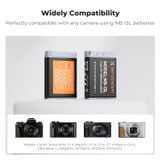  Bộ 2 Pin 1 Sạc K&F CONCEPT NB 13L 