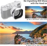  Lens Hood JJC for FUJI X100VI, X100V, and X100F cameras 