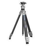  Tripod Leofoto AZURE AZ 204C kèm ball LH 25R ( Half Silver ) 