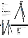  Chân tripod Leofoto LY 254C + đầu ball LH 30 