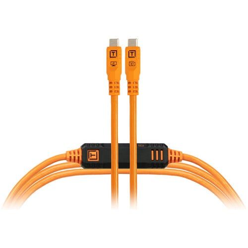  Tether Tools TetherPro Optima USB-C Cable ( High-Visibility Orange) 