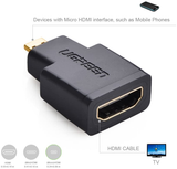  Đầu chuyển đổi micro HDMI đực sang HDMI cái UGREEN 20106 