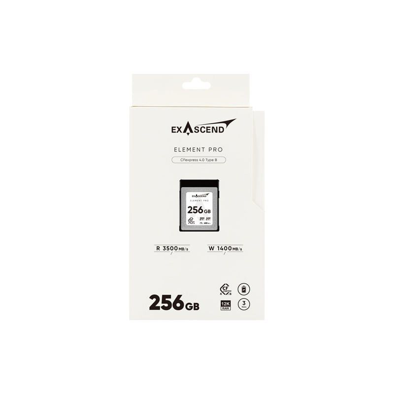  Thẻ Nhớ Exascend 256GB 3500Mb Element Pro CFexpress 4.0 Type B 