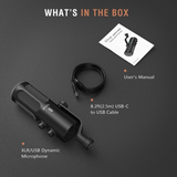  Micro thu âm FIFINE Tank3 Cổng USB và XLR 