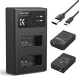  Bộ 2 pin 1 sạc K&F CONCEPT LP E12 