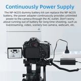  Pin ảo Dummy Kingma NP-W235 + Adapter 