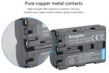  Bộ 2 Pin + Sạc đôi Kingma cho Sony NP FM500H V4 