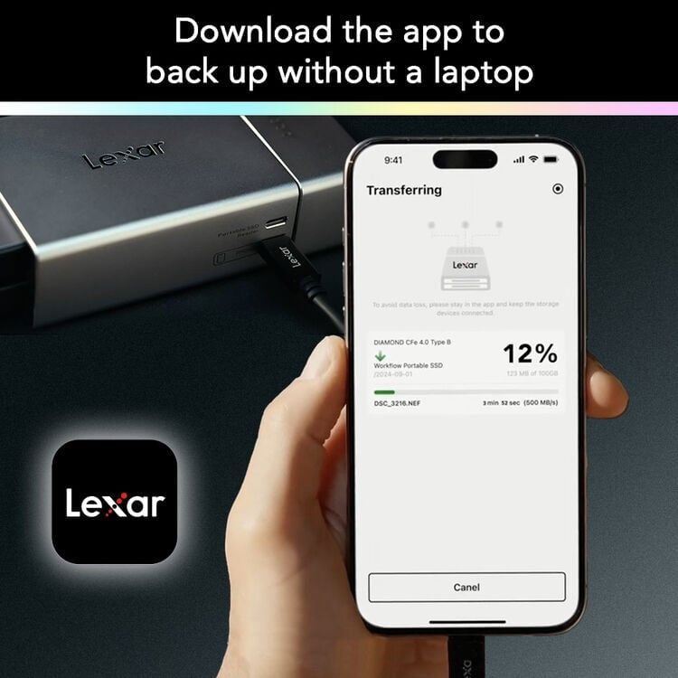  Lexar Professional Workflow Go Docking Station 