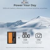  Bộ 2 Pin + Sạc máy ảnh K&F CONCEPT LP-E10 