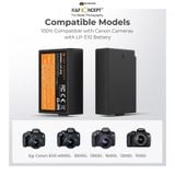  Bộ 2 Pin + Sạc máy ảnh K&F CONCEPT LP-E10 
