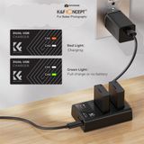  Bộ 2 Pin + Sạc máy ảnh K&F CONCEPT LP-E10 