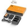  Bộ 2 Pin + Sạc máy ảnh K&F CONCEPT LP-E10 
