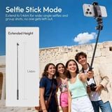  Ulanzi TT-24 Cka System gậy Selfie chân máy tự động bung tích hợp tháo lắp nhanh tải 1kg chính hãng ( TT24 ) 
