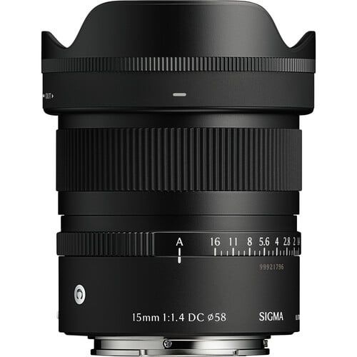  Ống kính Sigma 15mm F1.4 DC Contemporary for X-Mount / Canon RF / Sony E 