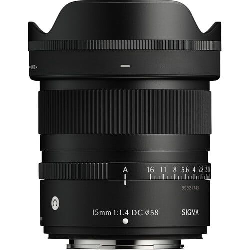  Ống kính Sigma 15mm F1.4 DC Contemporary for X-Mount / Canon RF / Sony E 