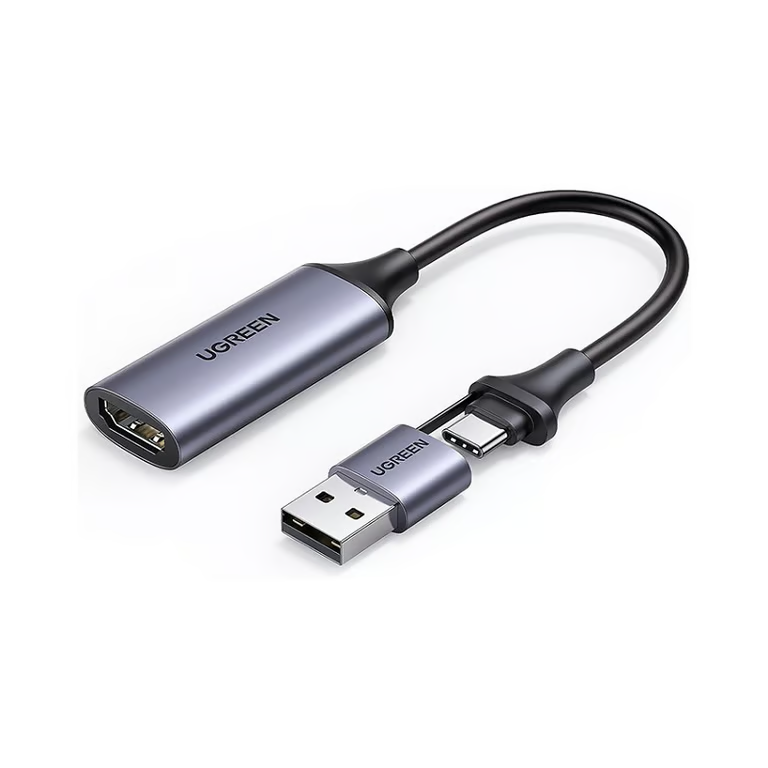  Thiết bị Capture Card Ugreen HDMI To USB A/Type C 40189 