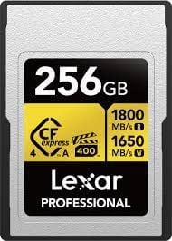 Thẻ nhớ Lexar CFexpress 4.0 GOLD Type A 256Gb / 512Gb /  640Gb / 1Tb / 2Tb / 4Tb 