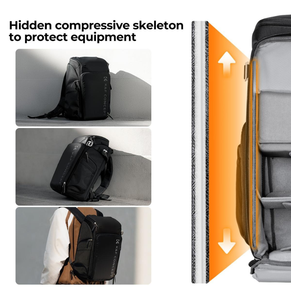  Balo máy ảnh K&F Concept Camera Alpha Backpack Air 25L - KF13.128 