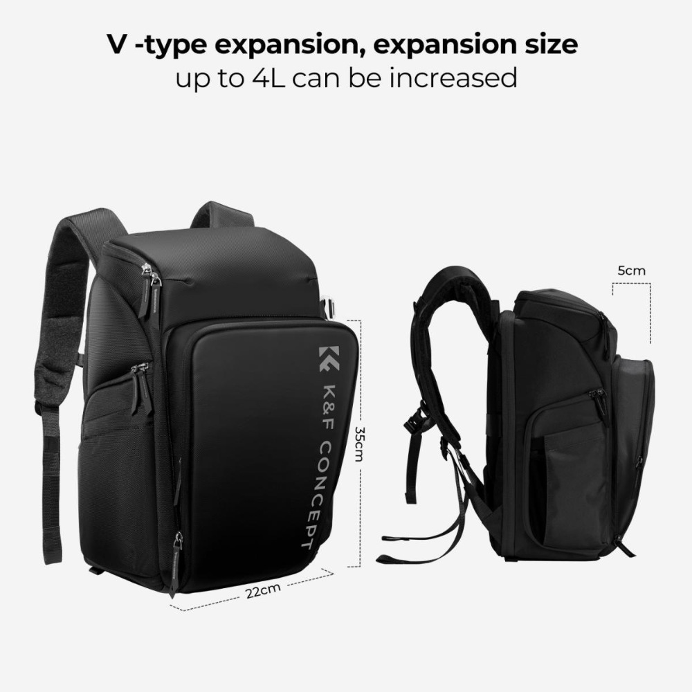  Balo máy ảnh K&F Concept Camera Alpha Backpack Air 25L - KF13.128 