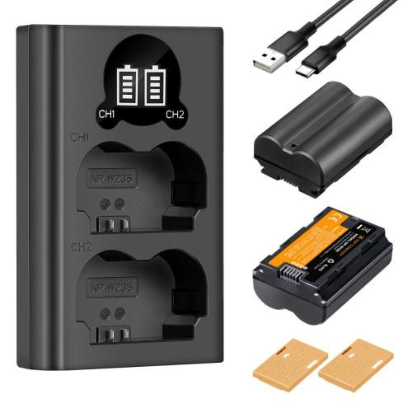  Bộ 2 pin 1 sạc KF Concept NP-W235 KF28.0018 