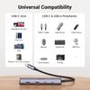  Hub USB 3.0 Type-C Ra 4 Cổng USB-A & USB-C 5Gbps Ugreen 15395 CM473 