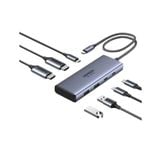  Hub USB-C 7 in 1 Ugreen 45379 CM639, 2x HDMI, 2x USB A, 2x USB C, 1 PD 100w 