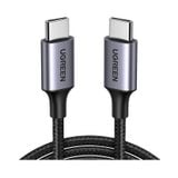  Cáp sạc, dữ liệu USB Type-C to Type-C dài 1,5M bọc dù hỗ trợ PD 100W Ugreen 70428 