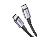  Cáp sạc, dữ liệu USB Type-C to Type-C dài 1,5M bọc dù hỗ trợ PD 100W Ugreen 70428 