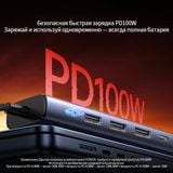  Hub 6 in 1 USB-C sang Displayport Ugreen 75642 CM511, Hỗ Trợ 4K/60Hz, USB-A 3.0 x3, USB-C x1, PD 100W 