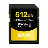  Thẻ nhớ Wise SDXC UHS II V60 128GB / 256GB / 512GB 