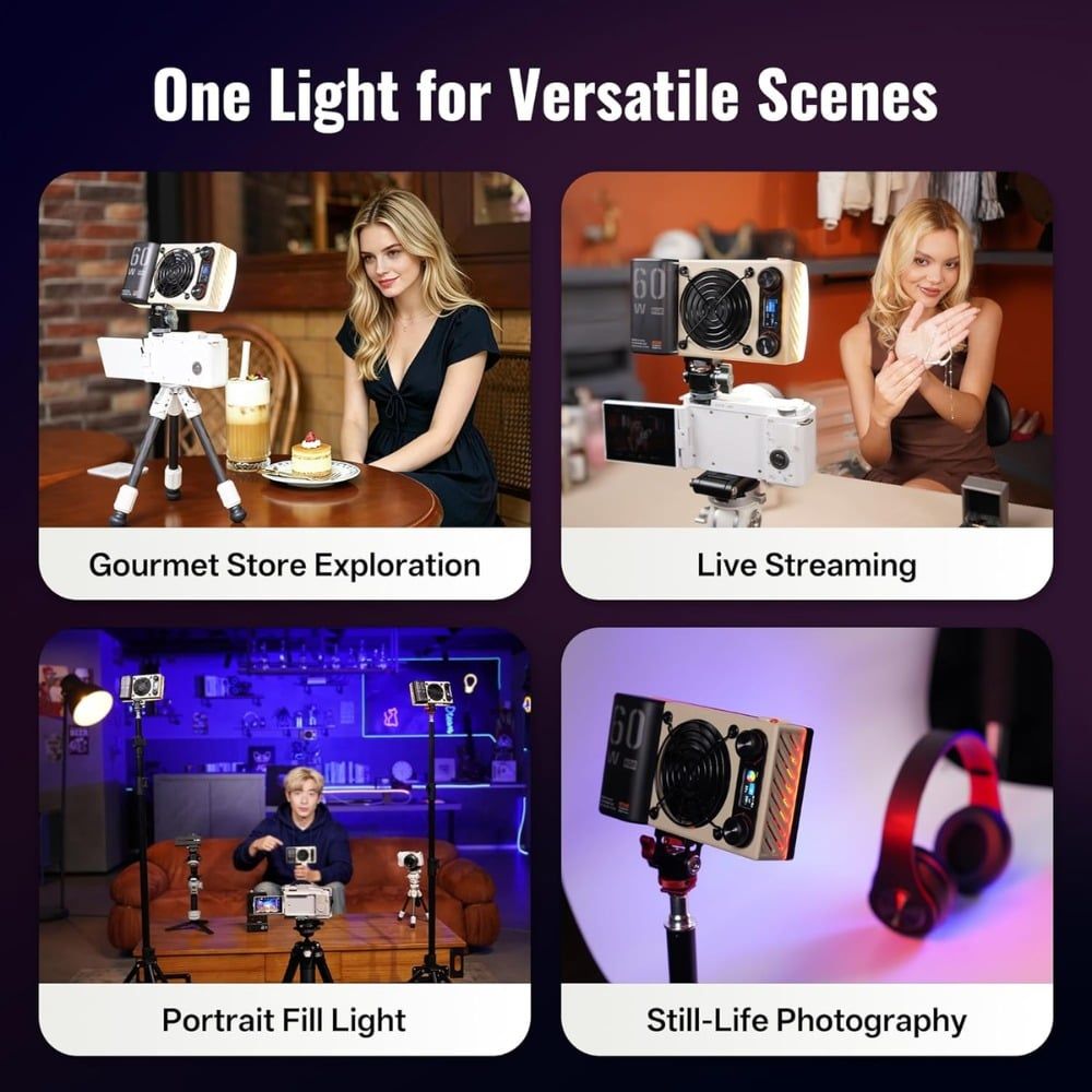  Zhiyun Fiveray M60 Ultra RGB 60W (2500K~10000K) 