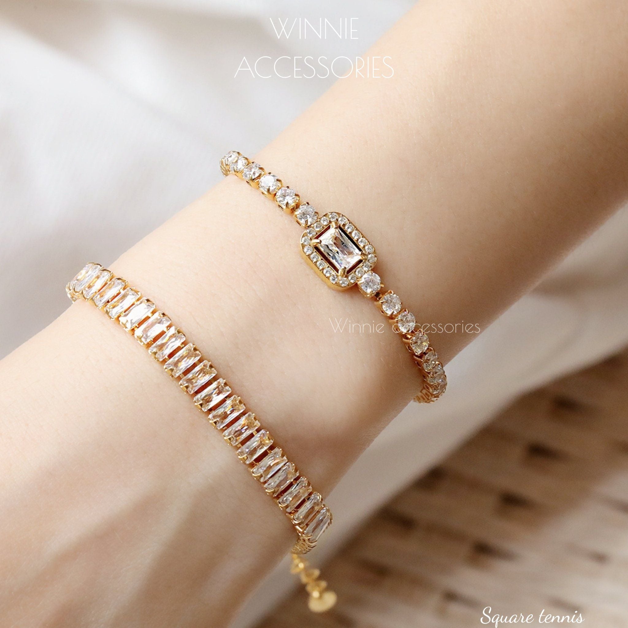  Lắc tay Titan Square Tennis 