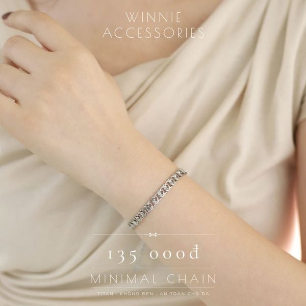  Lắc tay Titan Minimal Chain B 