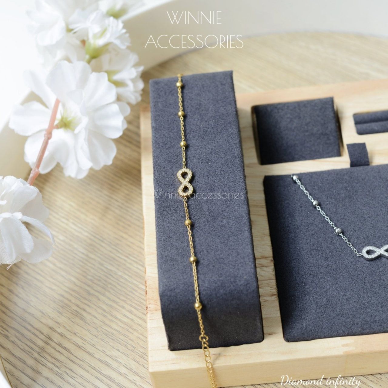  Lắc tay Titan Diamond Infinity 