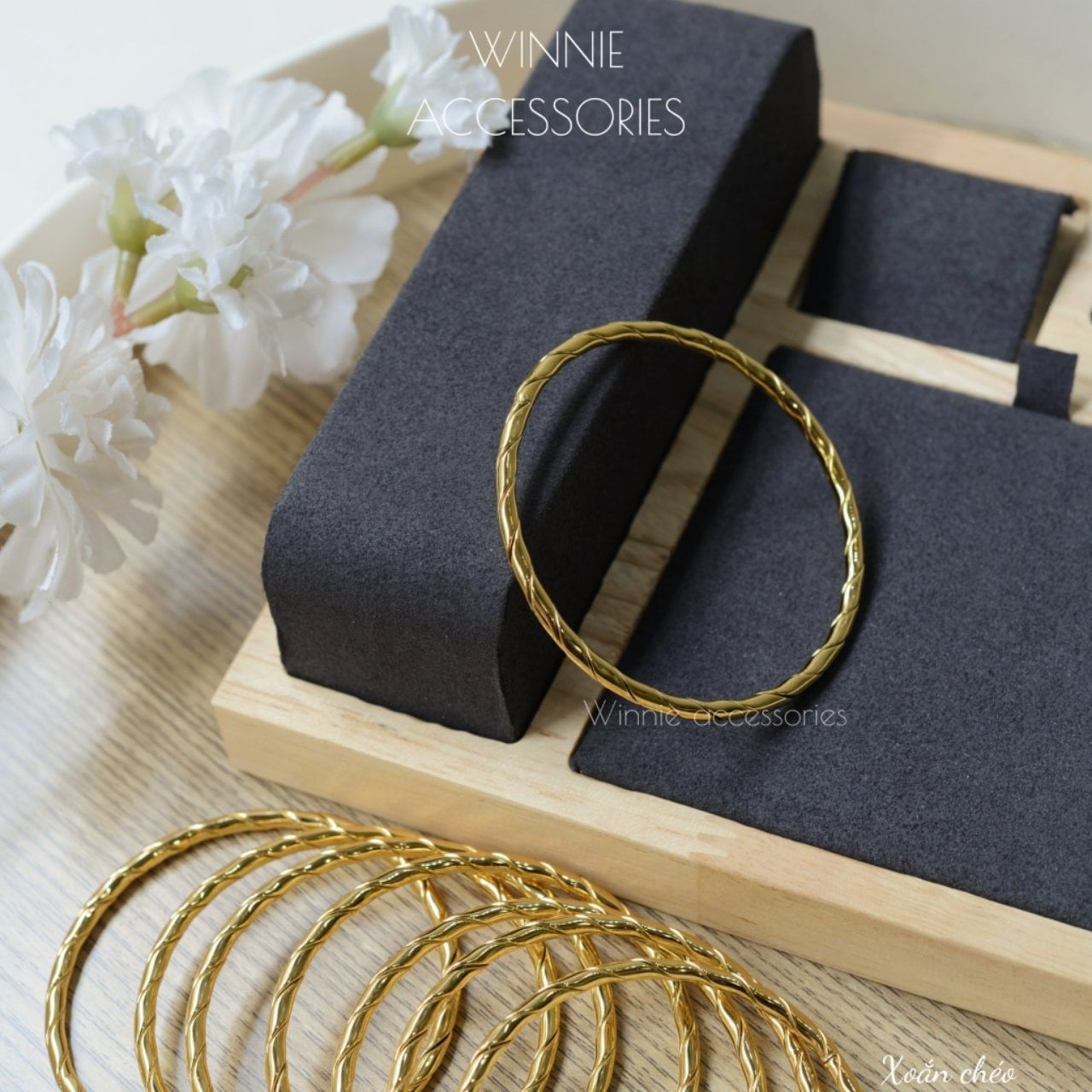  Vòng tay Titan Xoắn chéo 