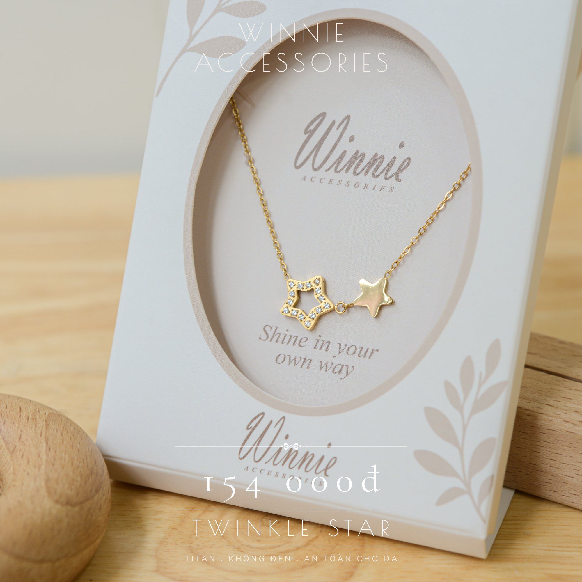  Dây chuyền Titan Twinkle star 