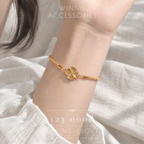  Lắc tay Titan Shining Clover VG 