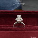  Nhẫn Bạc S925 Duo Apricot 