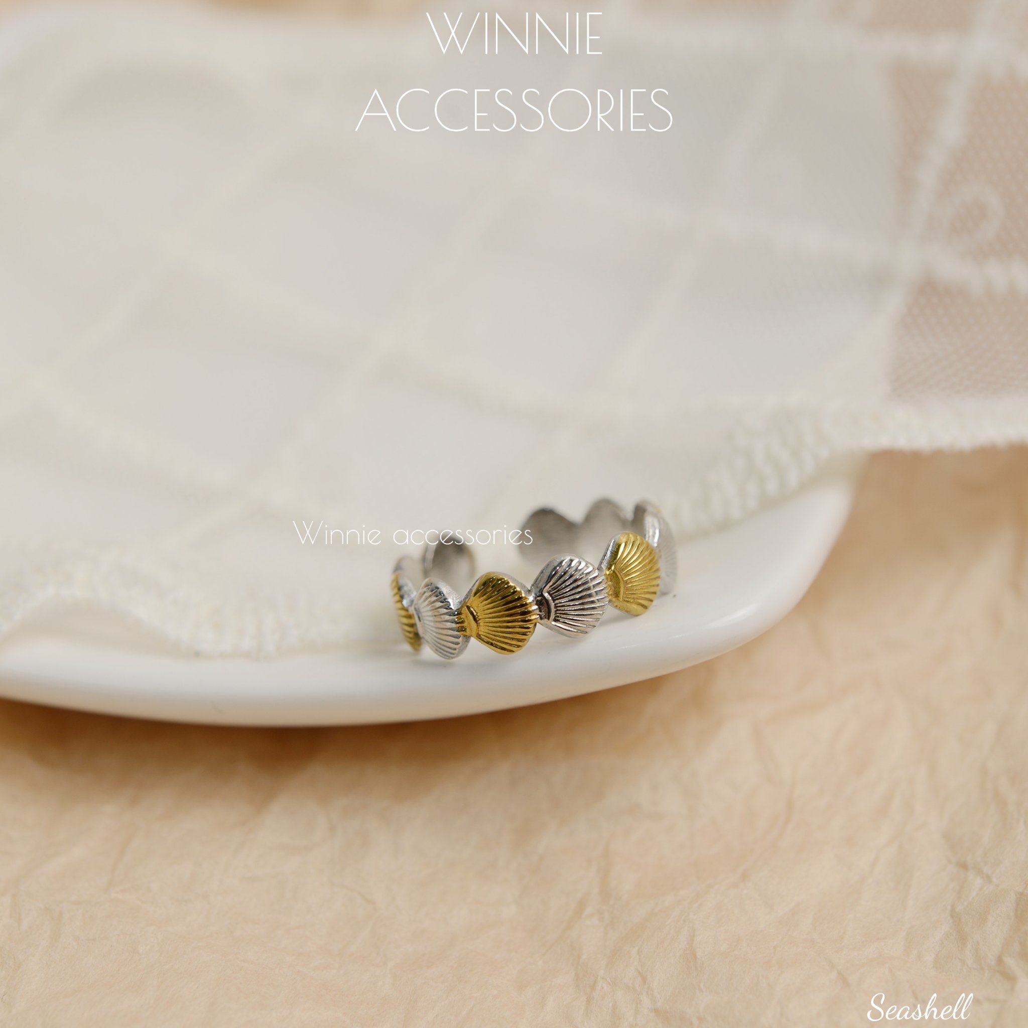  Nhẫn Titan Seashell 