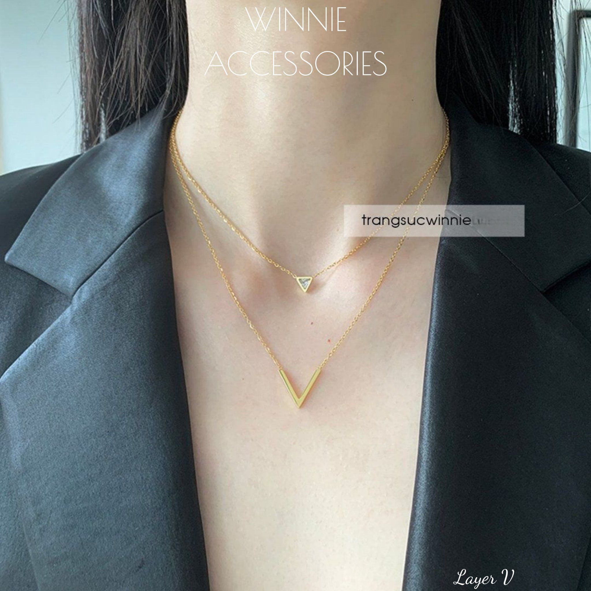  Dây chuyền titan Layer V 