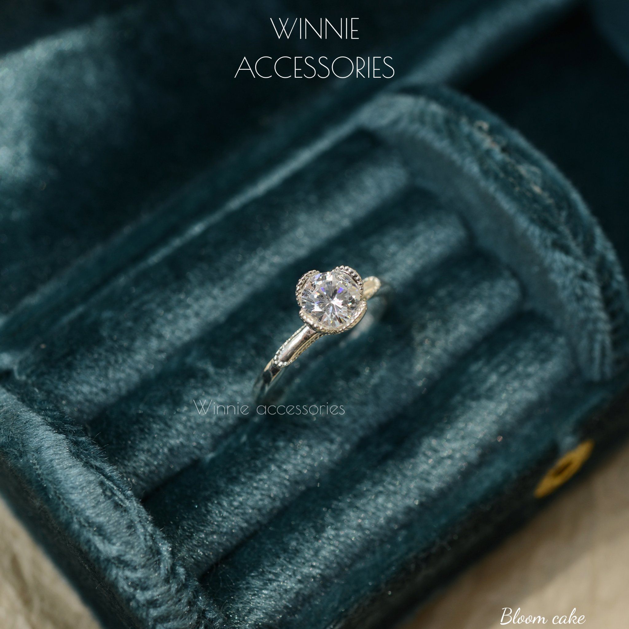  Nhẫn Bạc S925 Bloom Cake 