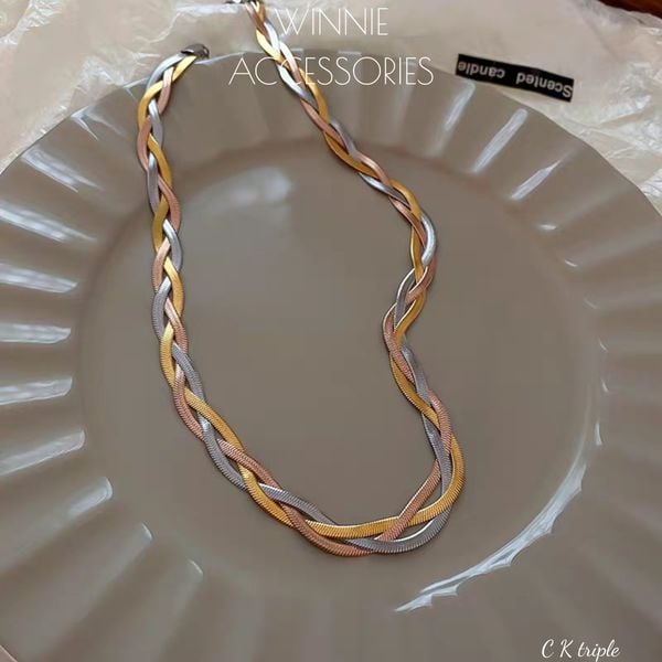  Dây chuyền titan CK Triple 