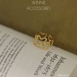  Nhẫn Titan Multi Heart 