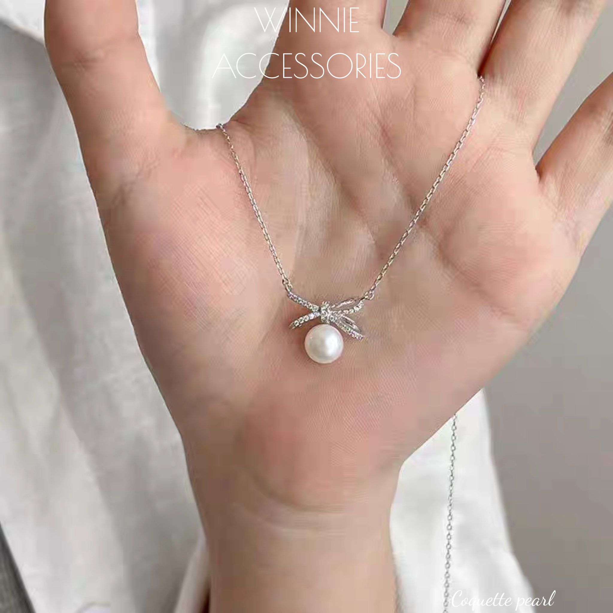  Dây chuyền Bạc S925 Coquette Pearl 