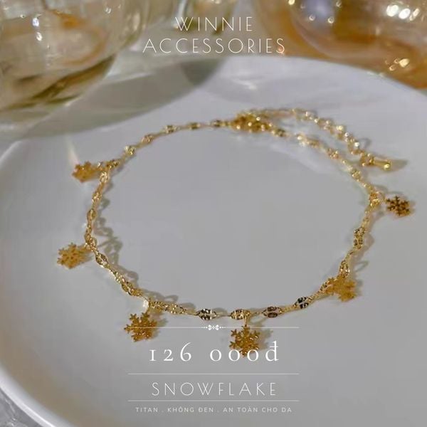  Lắc chân Titan Snowflake VG 