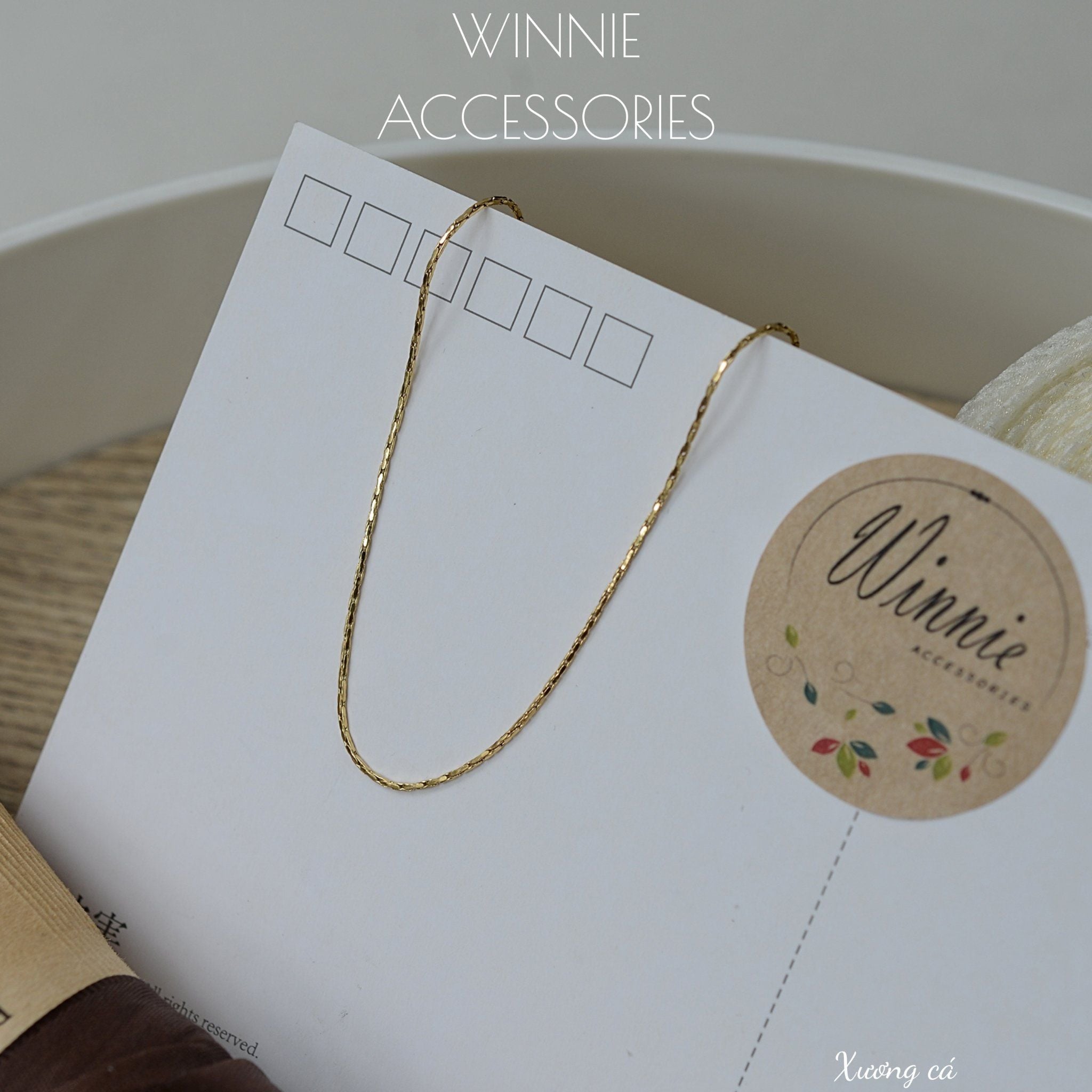  Dây chuyền Titan Xương cá trơn 